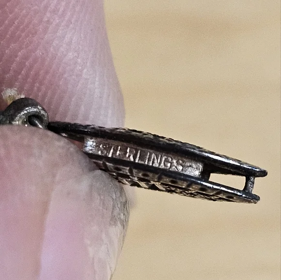 Vintage Sterling silver champagne glass pearls - Picture 5 of 7